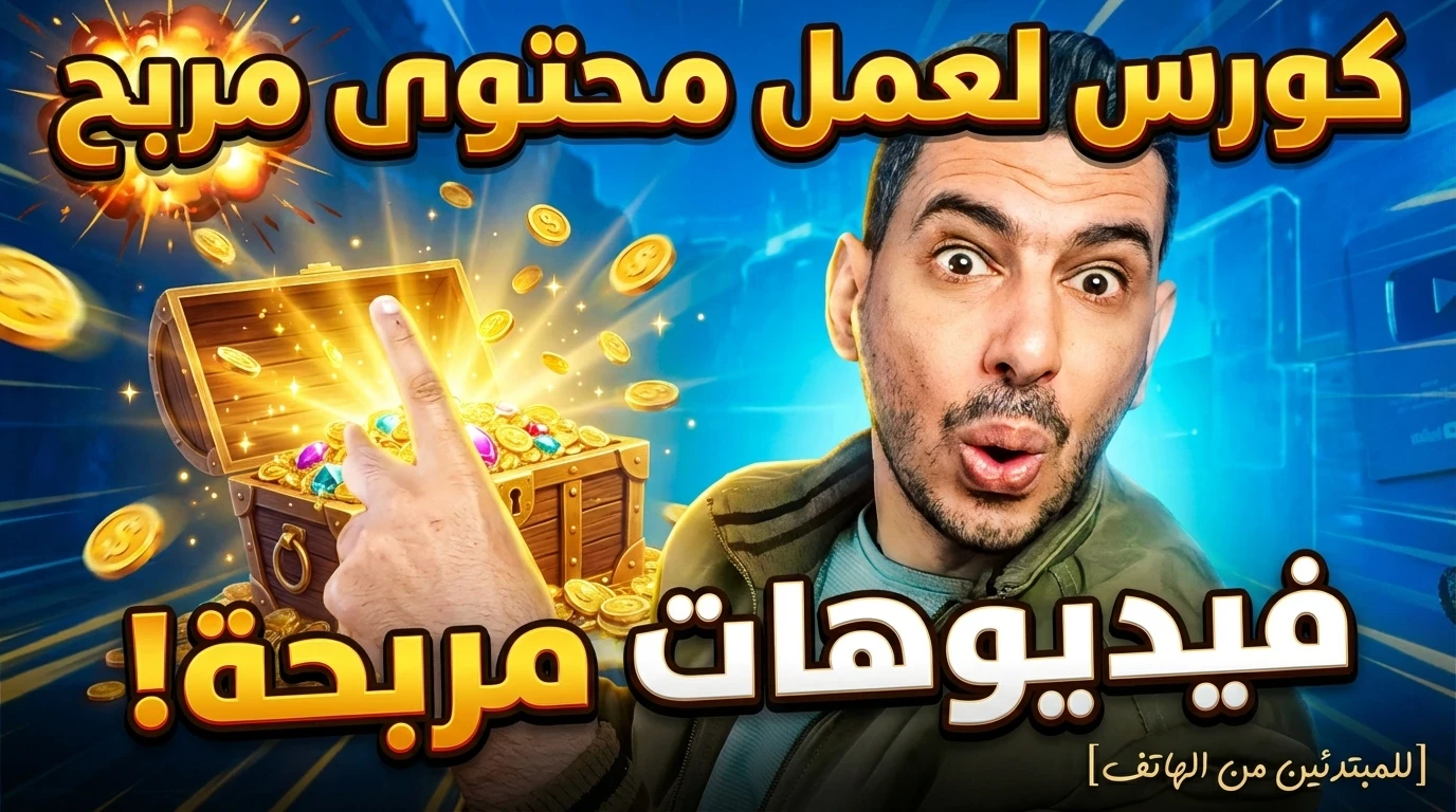 image about كورس صناعة محتوى فيديوهات مربح للمبتدئين من الهاتف باستخدام تطبيق almnawy22