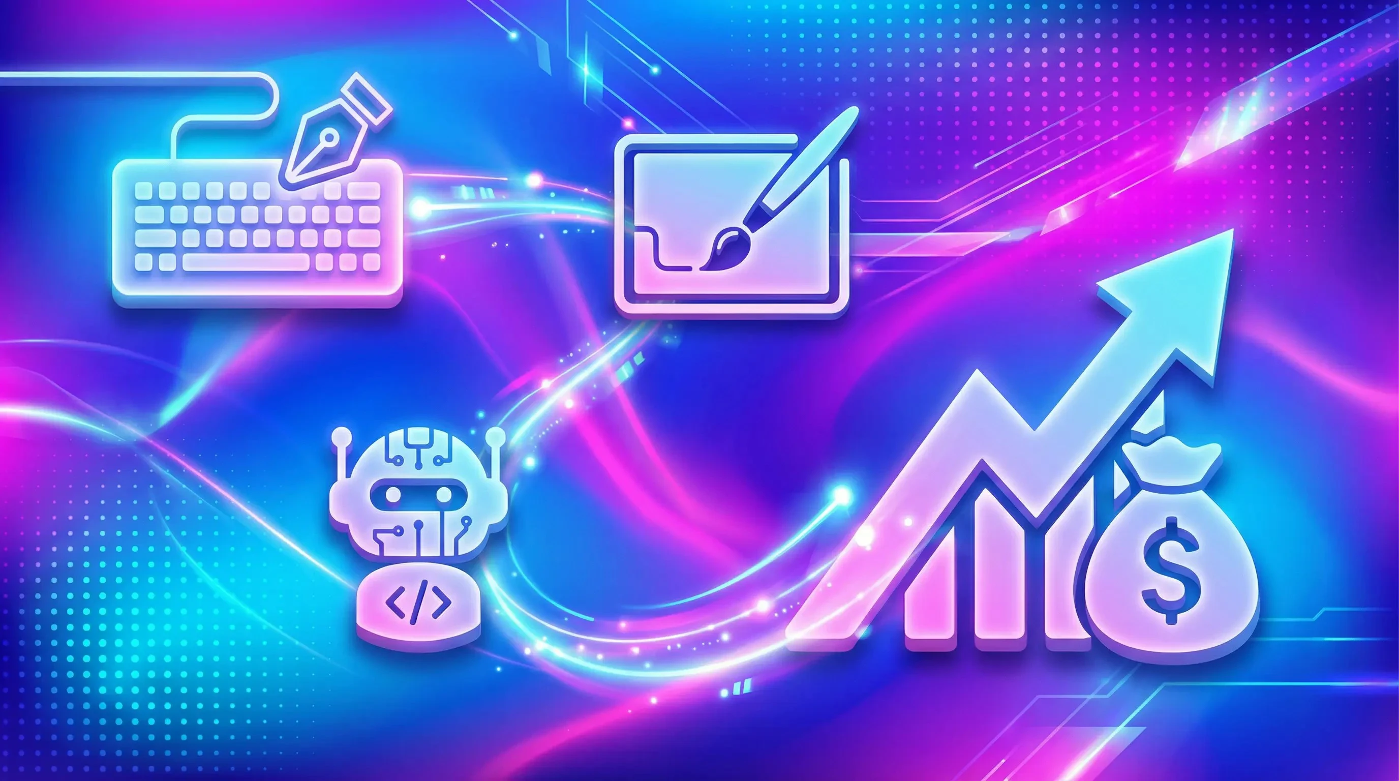 image about الربح من الذكاء الاصطناعي بدون خبرة برمجية (دليل عملي شامل)  