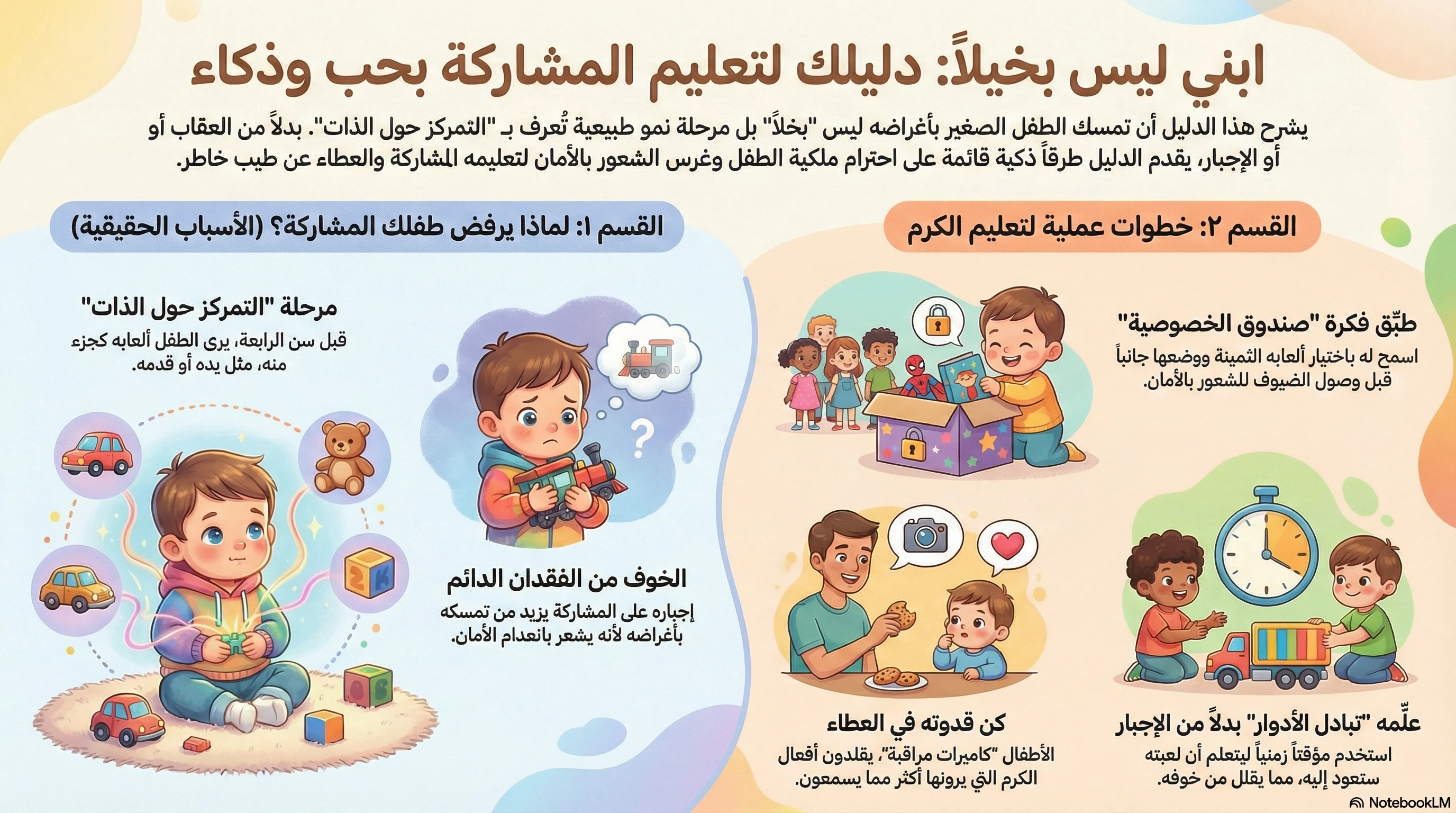 image about هل ابنك بخيل ولا ده طبيعي؟ دليلك النفسي عشان تعلميه الكرم من غير ما تكسري نفسه