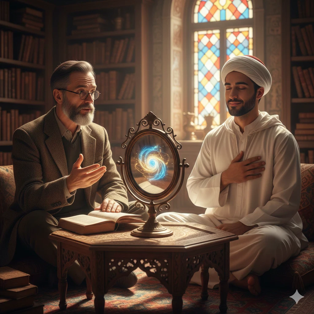 image about عقل في مرآة القلب: قصة أستاذ المنطق الذي التقى المتصوف