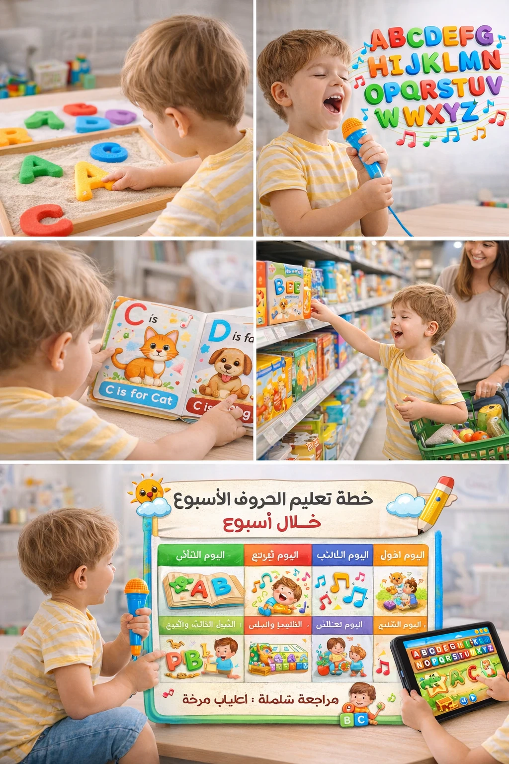 image about 5 طرق ممتعة لتعليم الأطفال الحروف الأبجدية في أسبوع