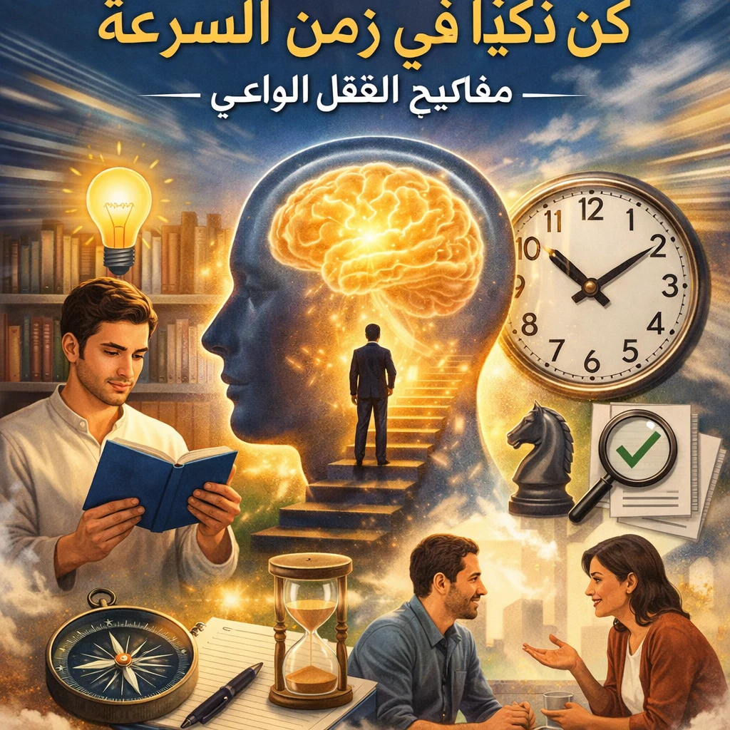 image about كن ذكيًّا في زمن السرعة: مفاتيح تبني العقل الواعي