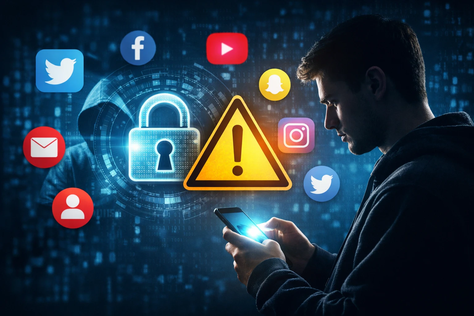 image about مخاطر وسائل التواصل الاجتماعي والجريمة الإلكترونية في العصر الرقمي