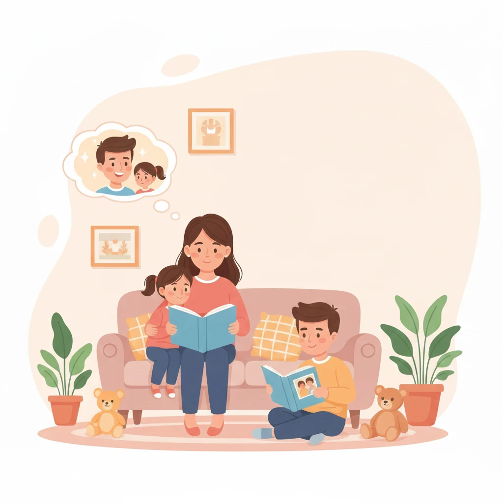 image about أصعب جملة ممكن تقوليها: دليلك النفسي عشان تسندي أطفالك بعد وفاة الأب وتحميهم من صدمة الفقد