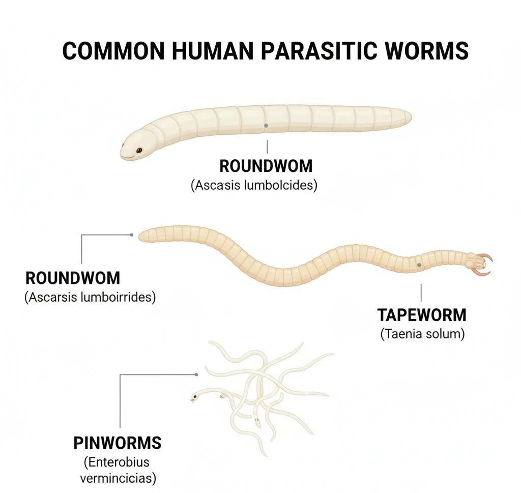 image about الديدان التي تصيب الإنسان: الأسباب والأعراض وطرق الوقاية والعلاج الطبيعي