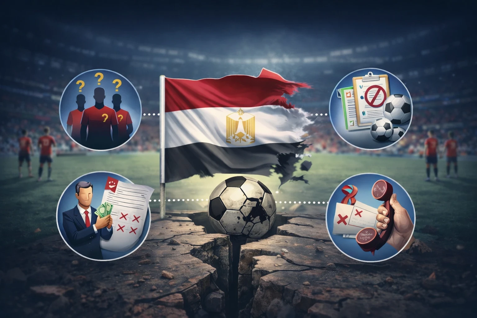 image about منتخب مصر بين الإنجاز التاريخي والإخفاق المتكرر: قراءة مقارنة مع المغرب والسنغال