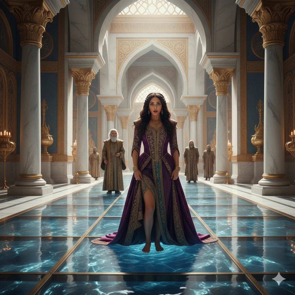 image about القصة وراء ذكر كشف الساقين في القرآن: ما لا تعرفه عن ملكة سبأ