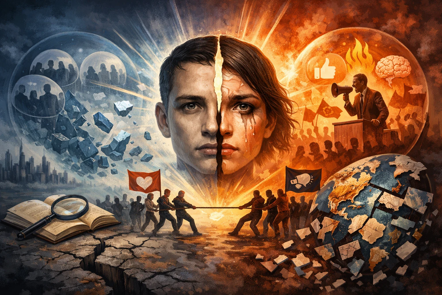 image about أزمة الحقيقة في عصر ما بعد الواقع (Post-Truth Era): كيف غيَّرت وسائل التواصل الاجتماعي مفهوم الصدق والمعرفة؟