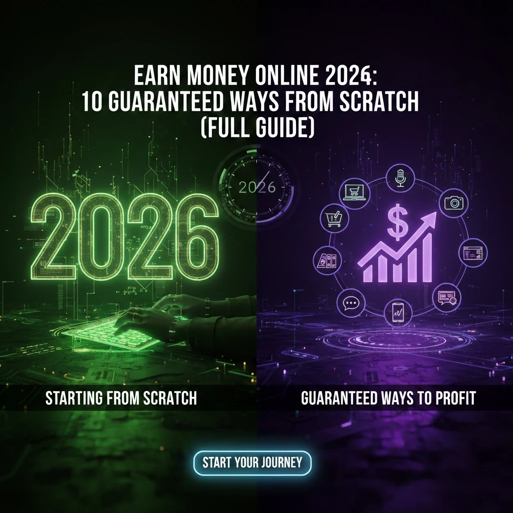 image about الربح من الإنترنت 2026: 7 طرق ستغير مستقبلك المالي (ابدأ الآن)