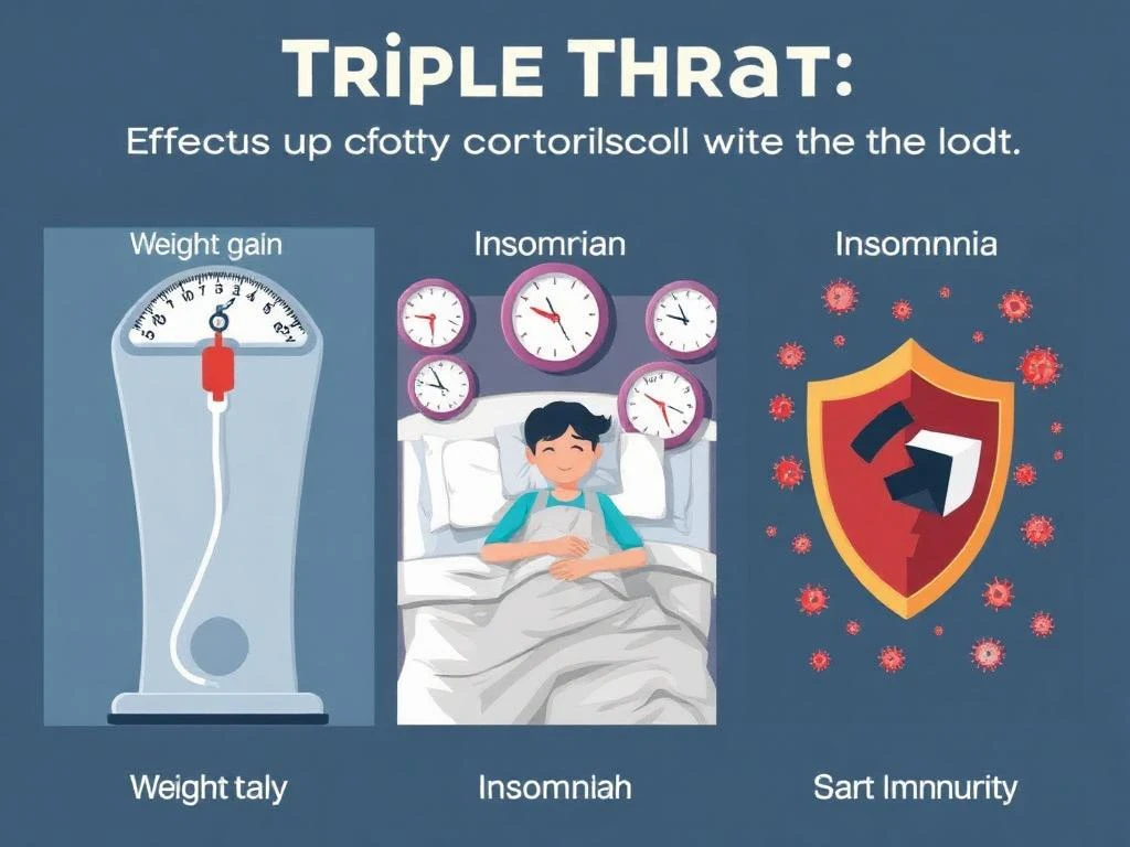 image about إجهاد الكورتيزول المزمن: كيف يسرق نومك، يزيد وزنك، ويدمر مناعتك؟