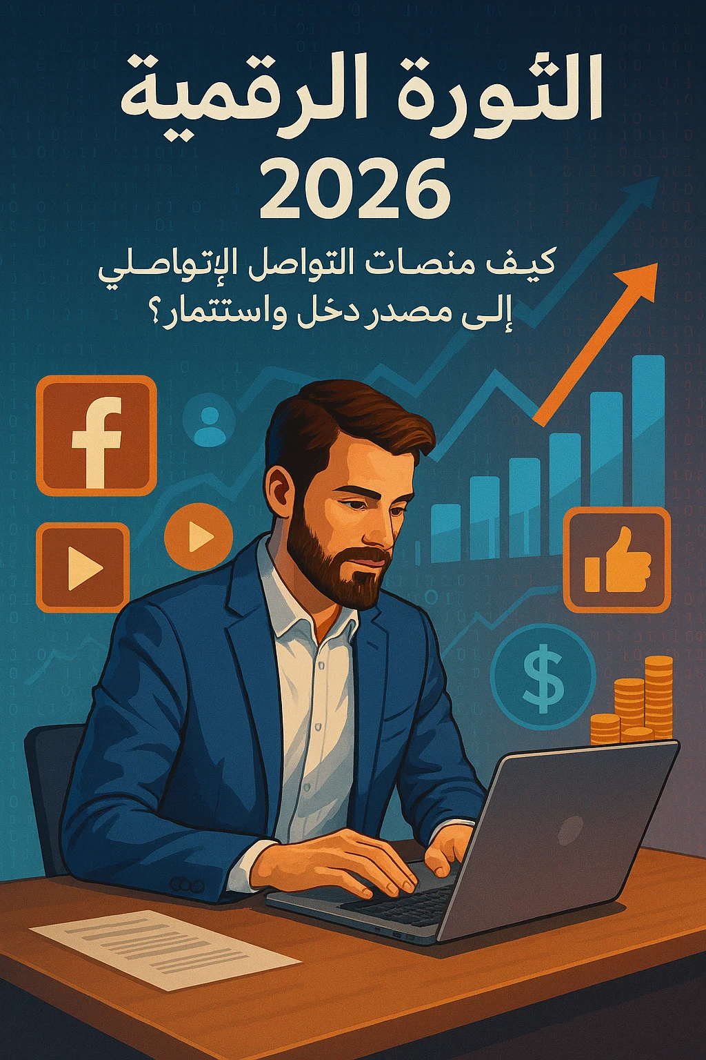 image about الثورة الرقمية 2026: كيف تحول منصات التواصل الاجتماعي إلى مصدر دخل واستثمار؟