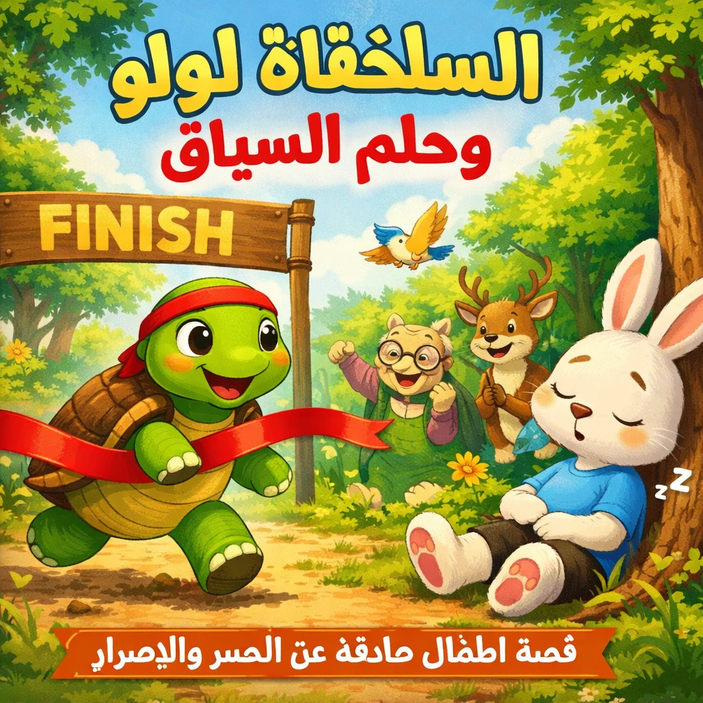 image about قصة السلحفاة لولو وحلم السباق | قصة أطفال هادفة عن الصبر والإصرار