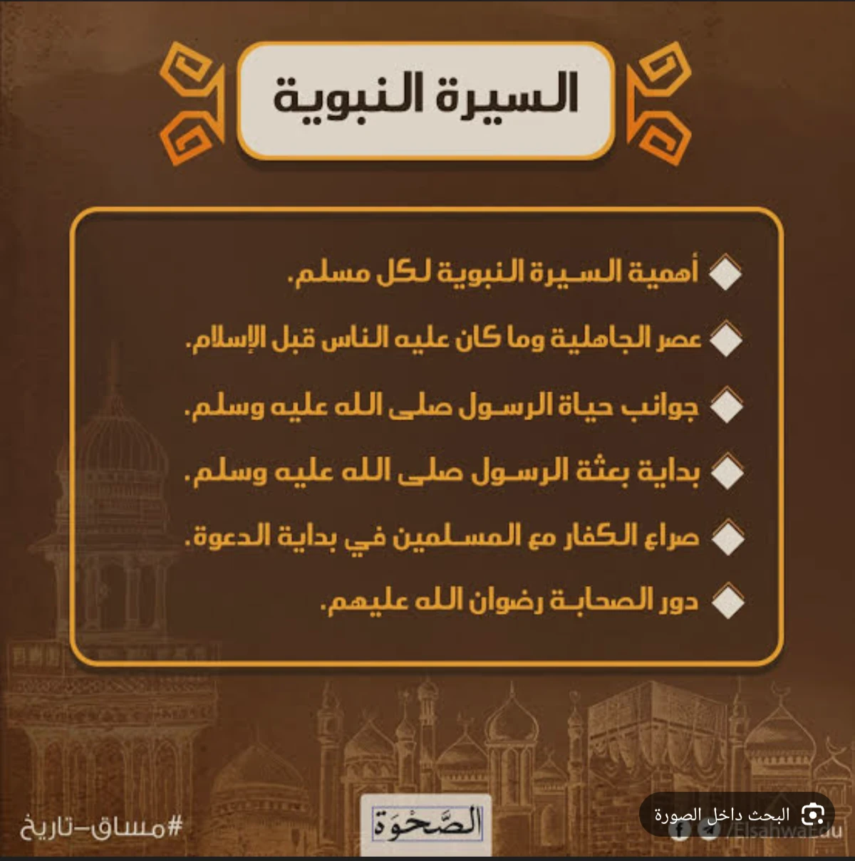image about السيره النبوية الشريفه 