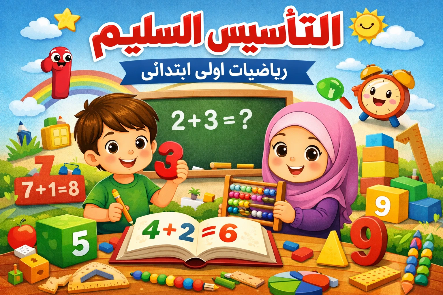 image about رابط تحميل كتاب التأسيس السليم رياضيات الصف الأول الترم الثاني 2026