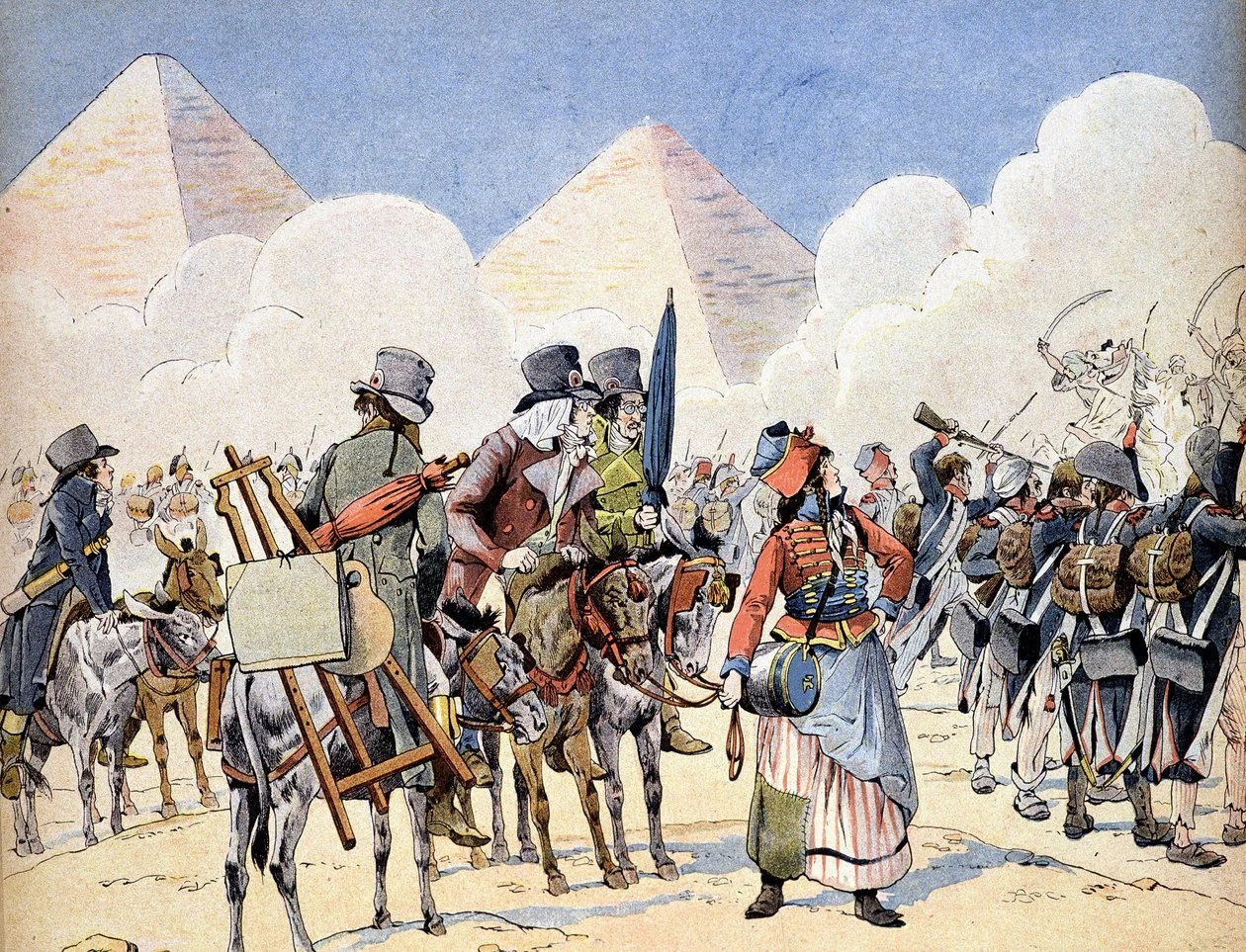 image about مصر في عهد نابليون بونابرت (1798–1801): بين الاحتلال العسكري والصدمة الحضارية