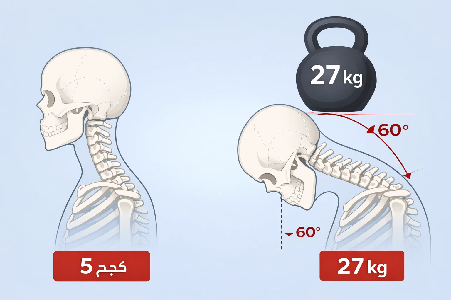 image about لا أطلب منك ترك هاتفك.. ولكن غيّر طريقة إمساكه: دليلك العملي لحماية رقبتك من التآكل الصامت