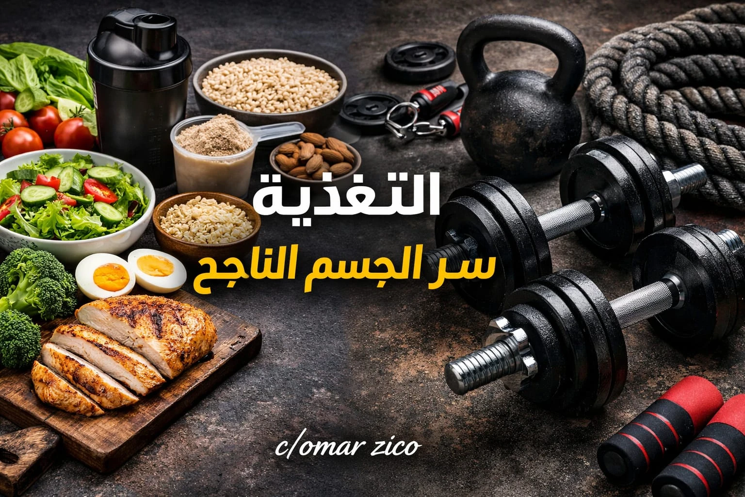 image about ليه التغذية أهم من التمرين في خسارة الدهون وبناء العضلات؟