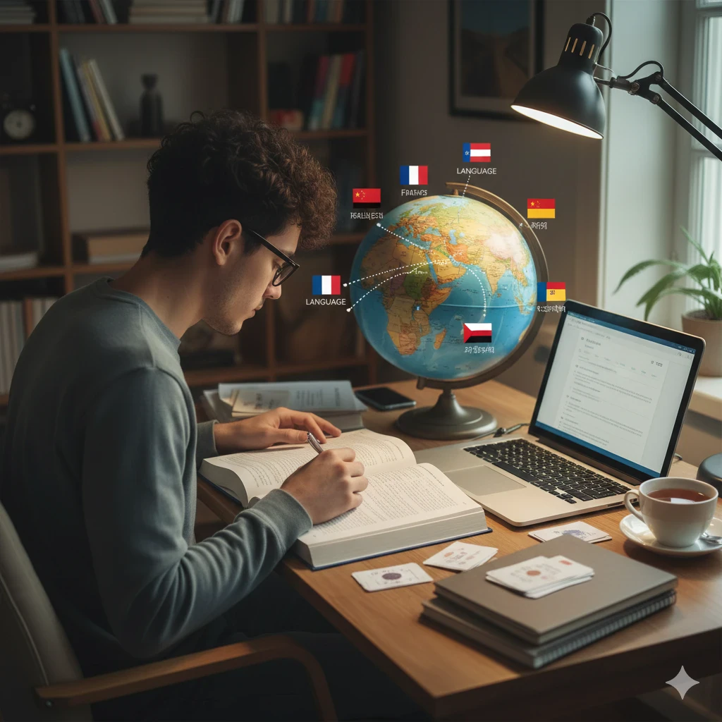 image about تعلم اللغات: كيف تفتح الأبواب لعالم جديد مع التركيز على الإنجليزية