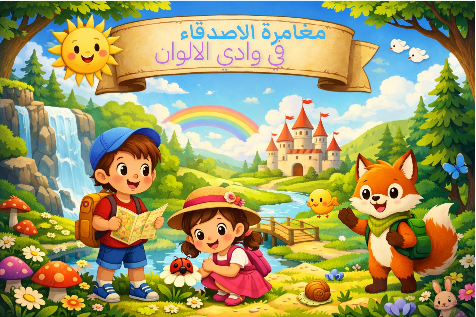 image about مغامرة الاصدقاء في وادي الالوان