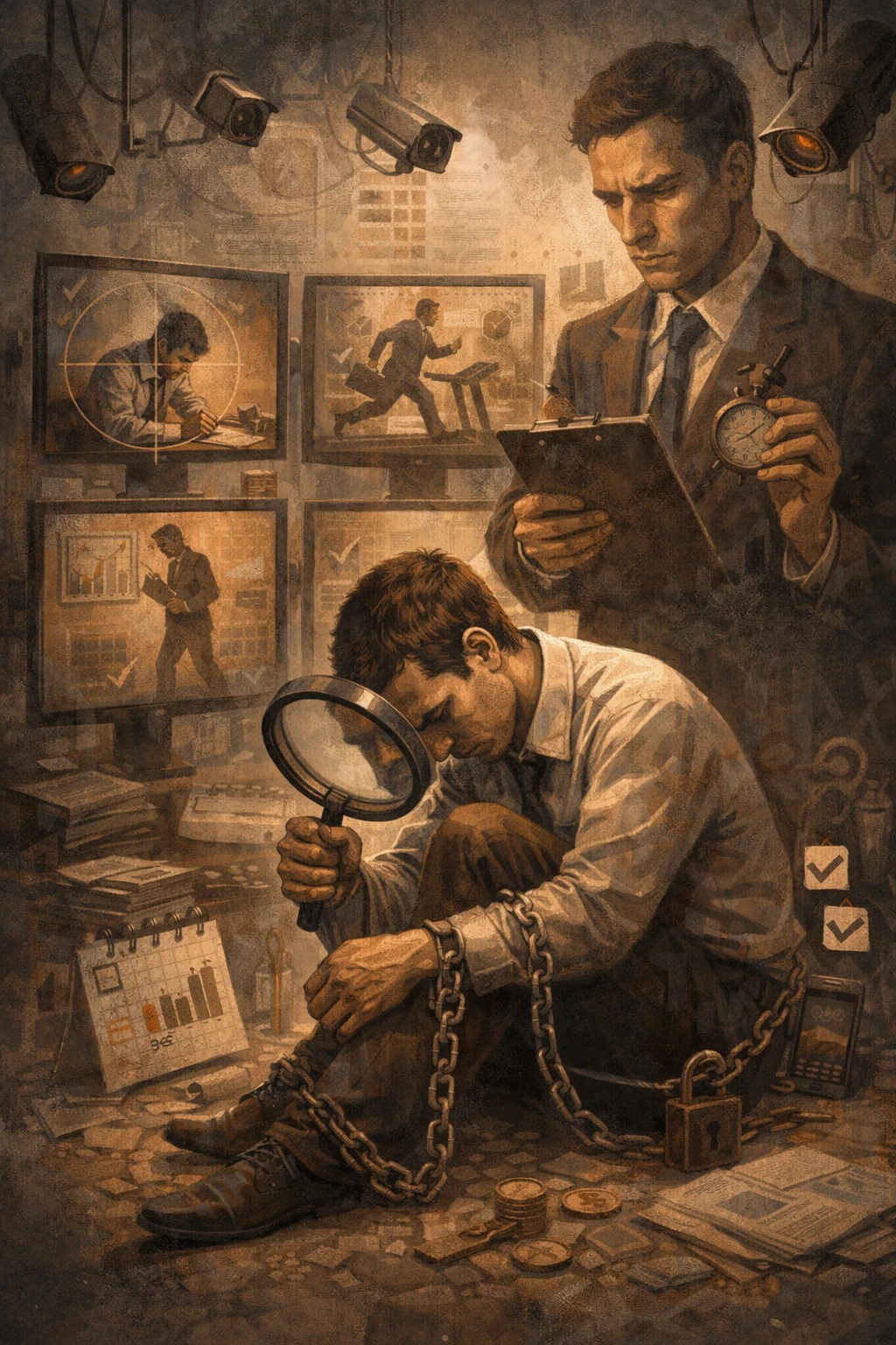 image about وهم الإنتاجية: هل نعمل أكثر أم نظهر أننا نعمل؟هل نحن منتجون أم مجرد مشغولين؟