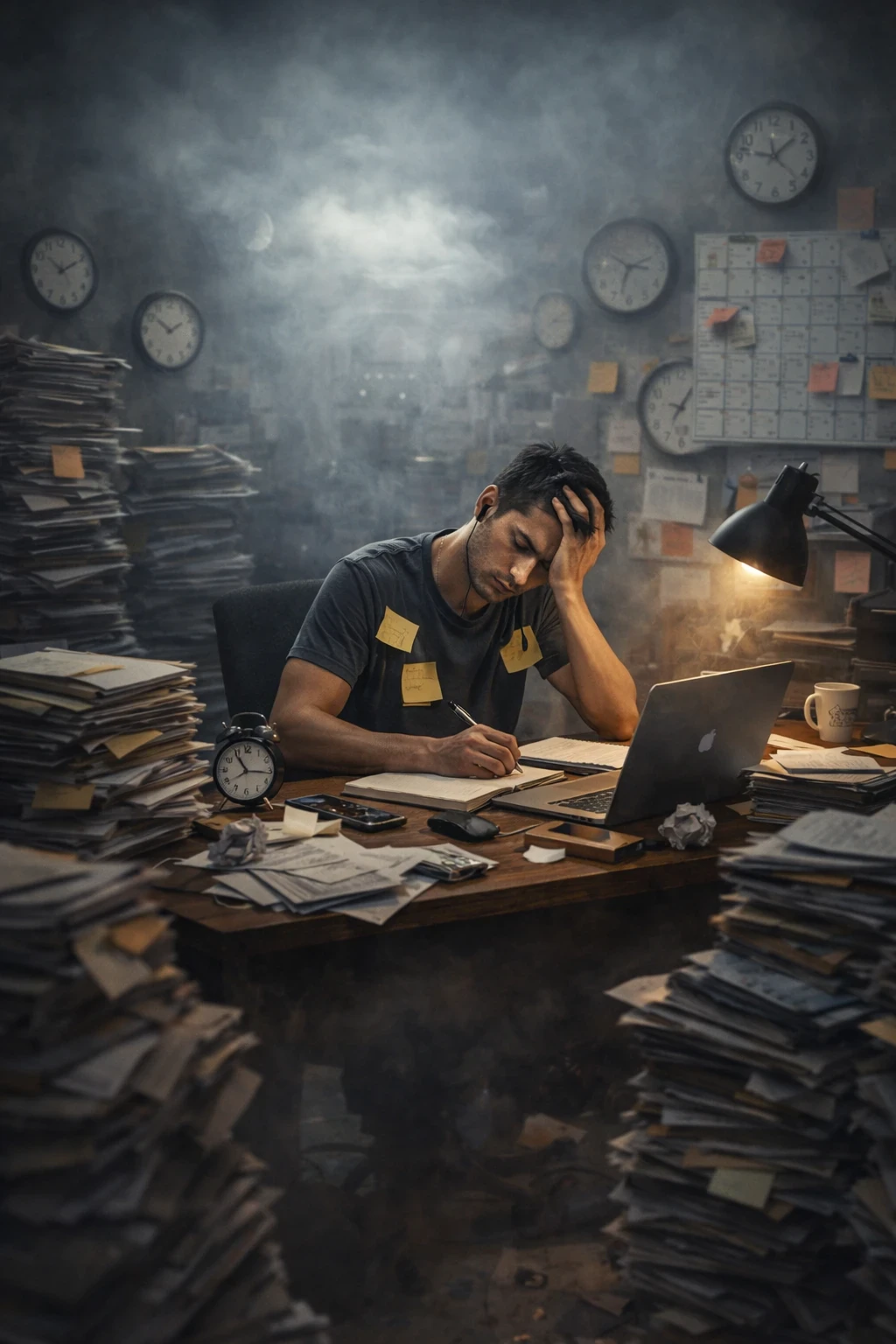 image about وهم الإنتاجية: هل نعمل أكثر أم نظهر أننا نعمل؟هل نحن منتجون أم مجرد مشغولين؟