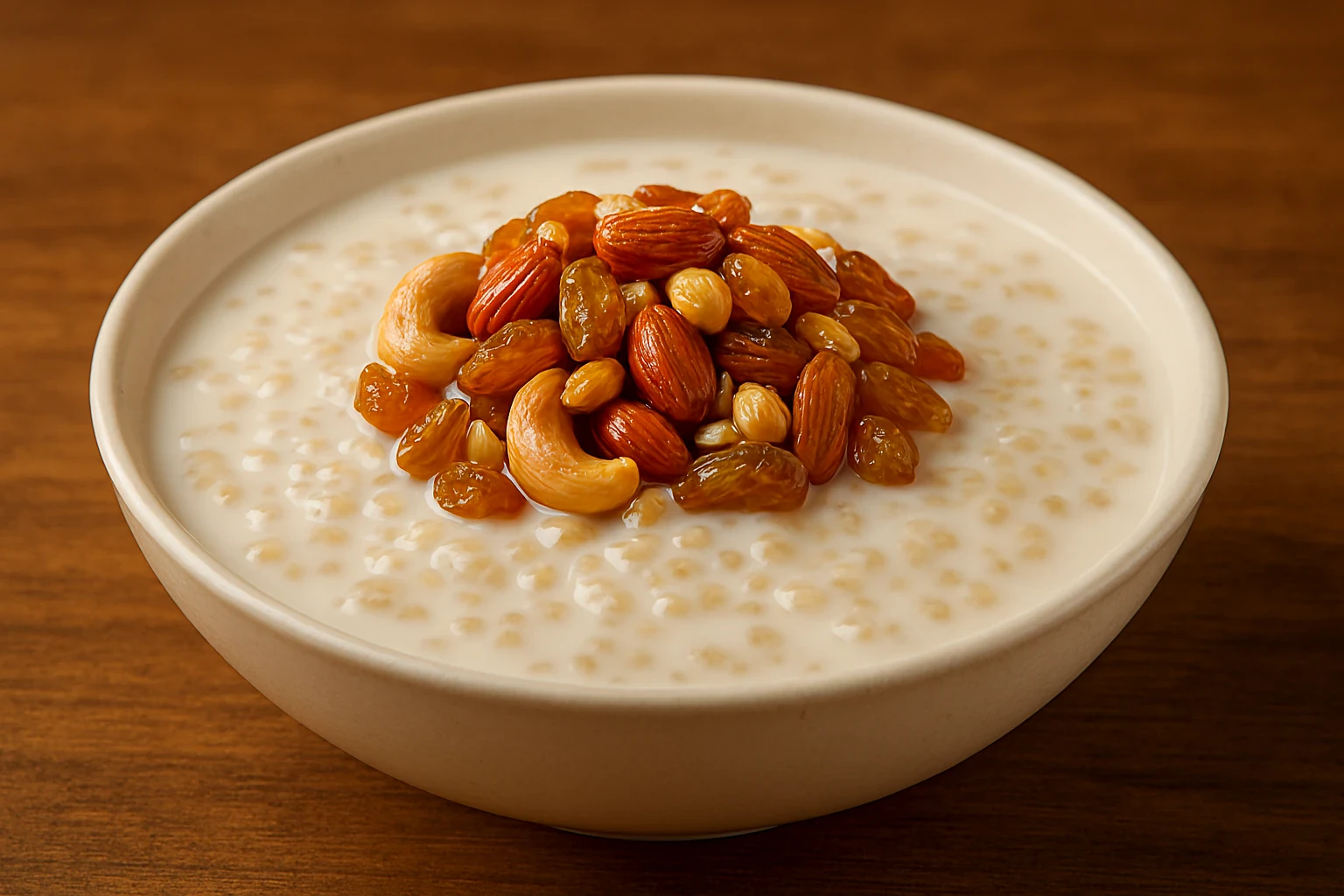 image about افخم و اطعم كوب يليلة مصري بالسحلب و المكسرات غني بالفوايد 