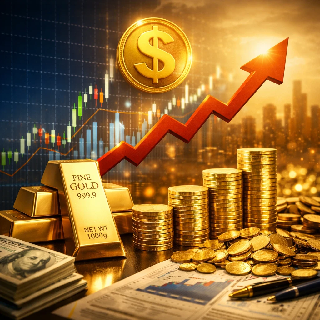 image about **ارتفاع أسعار الذهب: الأسباب والتأثيرات في ظل التقلبات الاقتصادية**