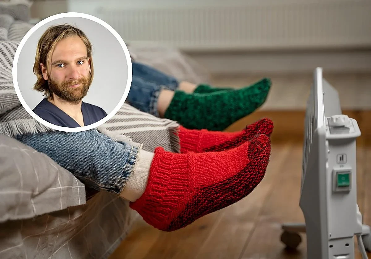 image about يعاني دائما من برودة القدمين: 