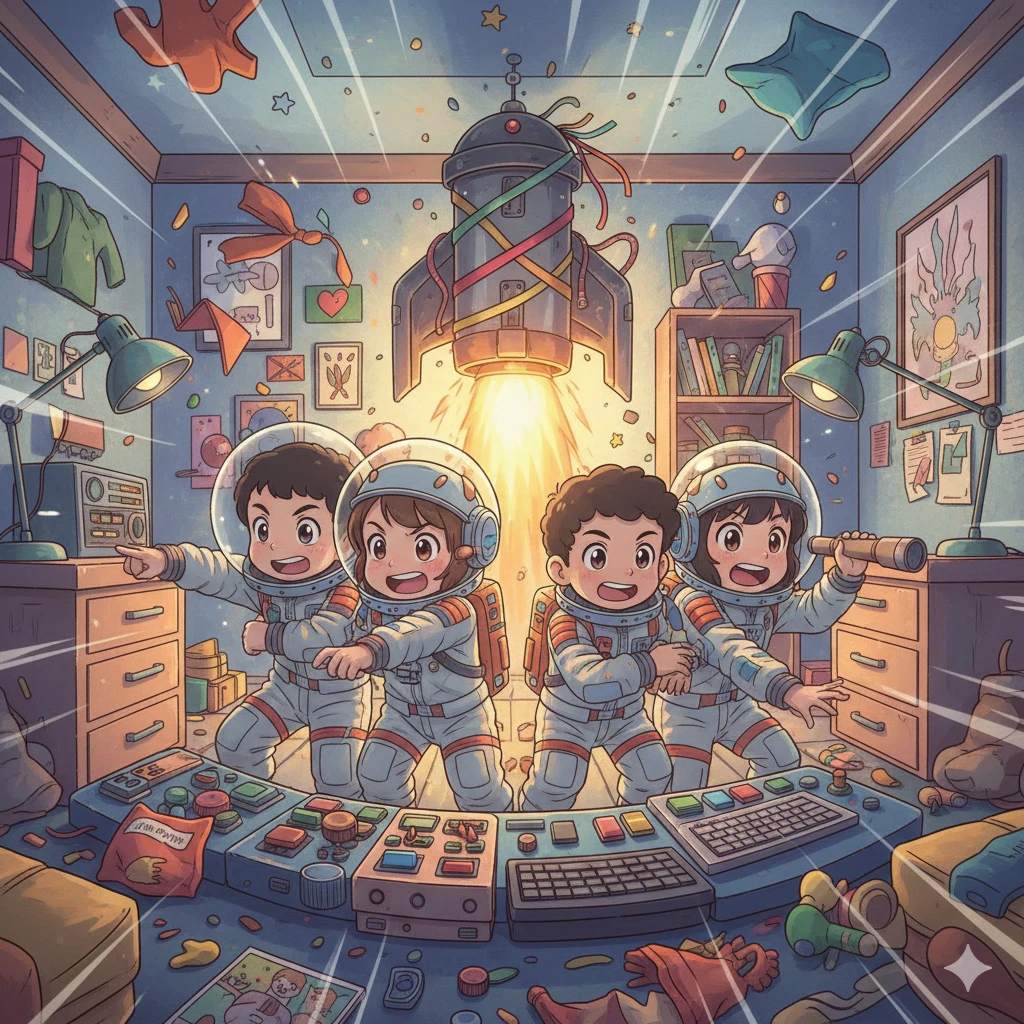 image about أطفال الفضاء يحلمون بالذهاب الى المريخ