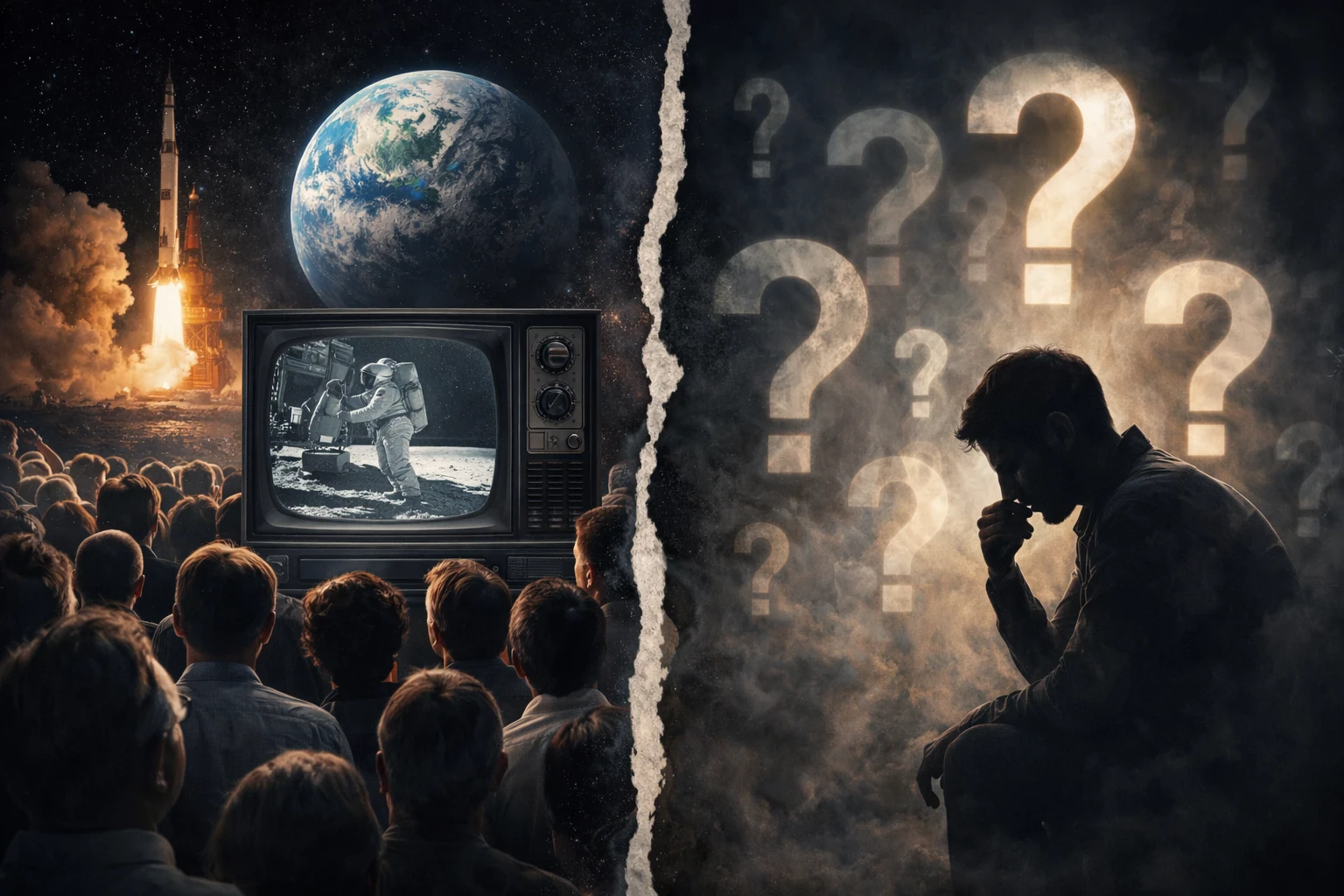 image about الهبوط على القمر: حقيقة مؤكدة أم كذبة محكمة؟