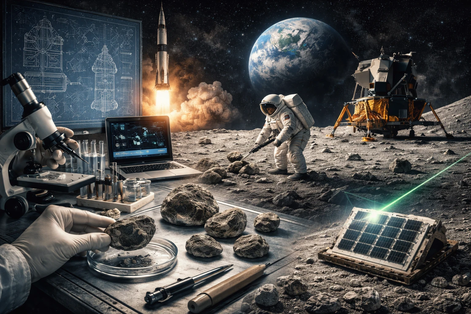 image about الهبوط على القمر: حقيقة مؤكدة أم كذبة محكمة؟