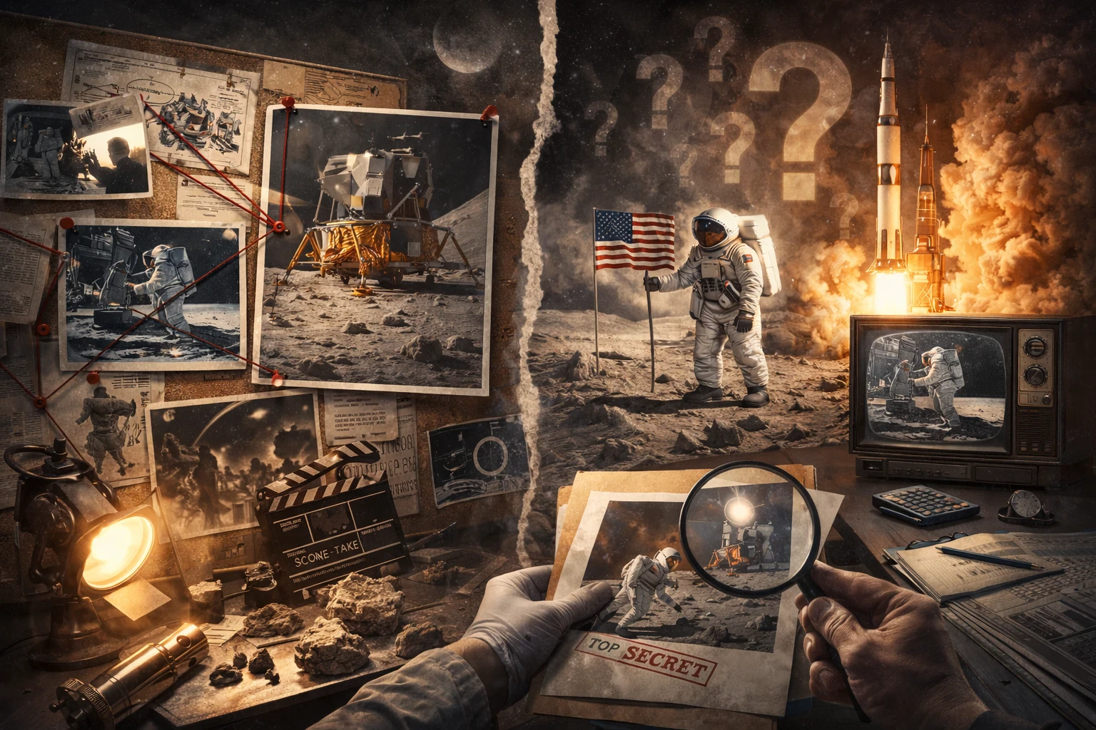 image about الهبوط على القمر: حقيقة مؤكدة أم كذبة محكمة؟