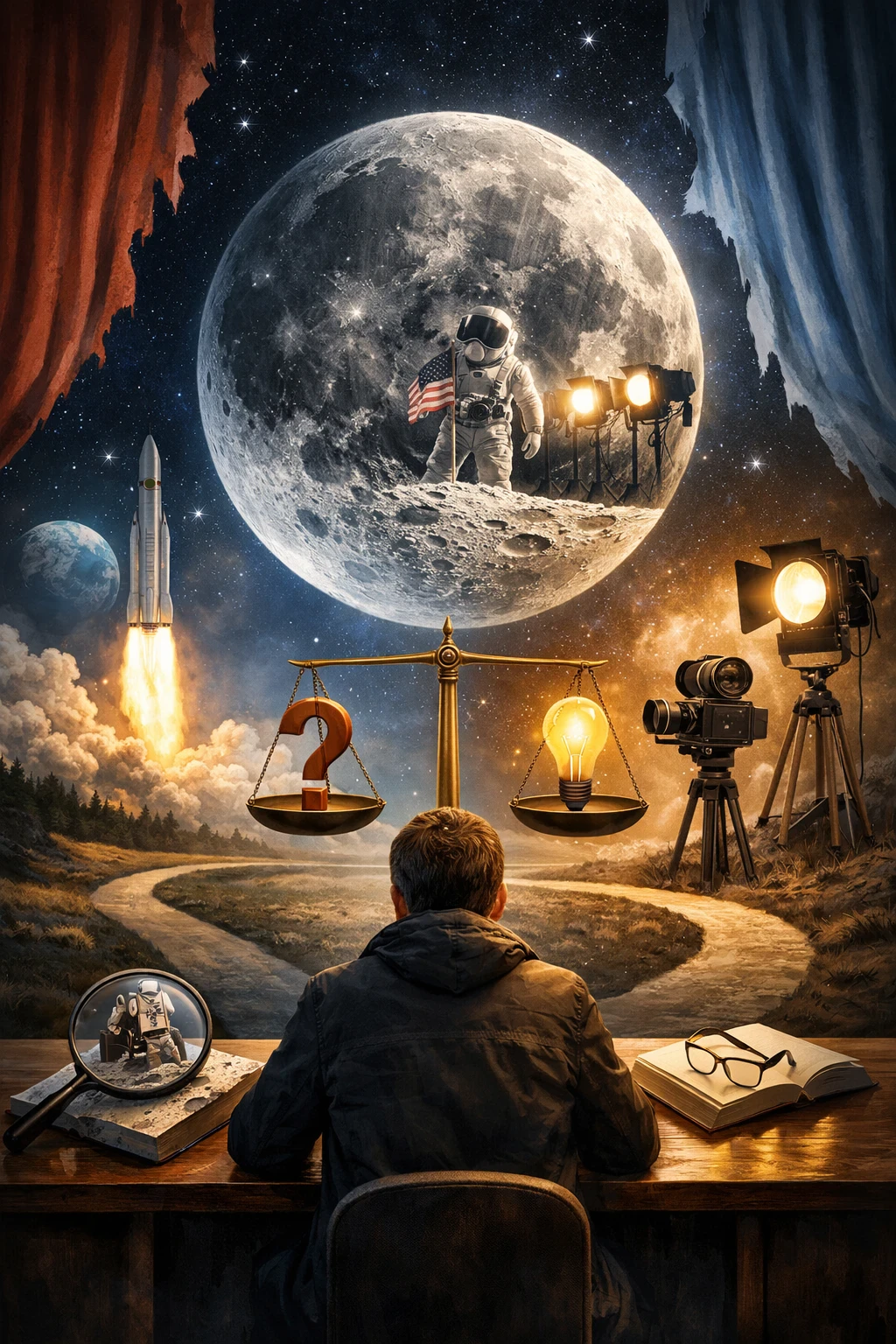 image about الهبوط على القمر: حقيقة مؤكدة أم كذبة محكمة؟