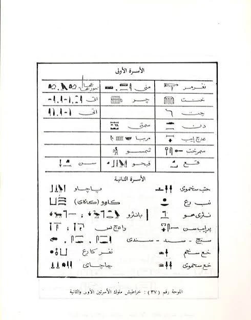 image about قوائم الأختام والبطاقات العاجية من الآثار المصريه القديمه.