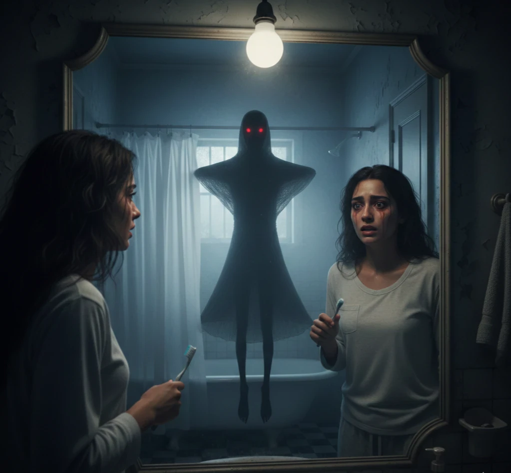 image about خلف مرايا الحمام: حكاية الكيان الذي عزلني عن العالم