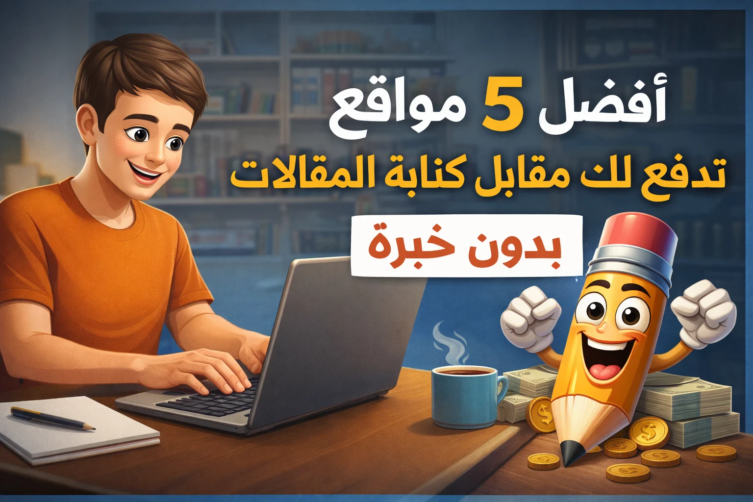 image about أفضل 5 مواقع تدفع لك مقابل كتابة المقالات بدون خبرة
