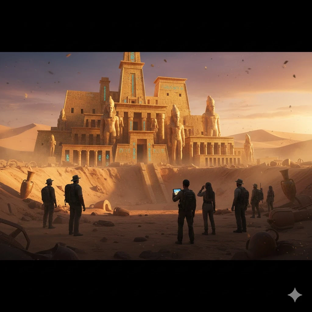 image about المدينة الذهبية المفقودة: السر الذي أخفته رمال الأقصر لآلاف السنين