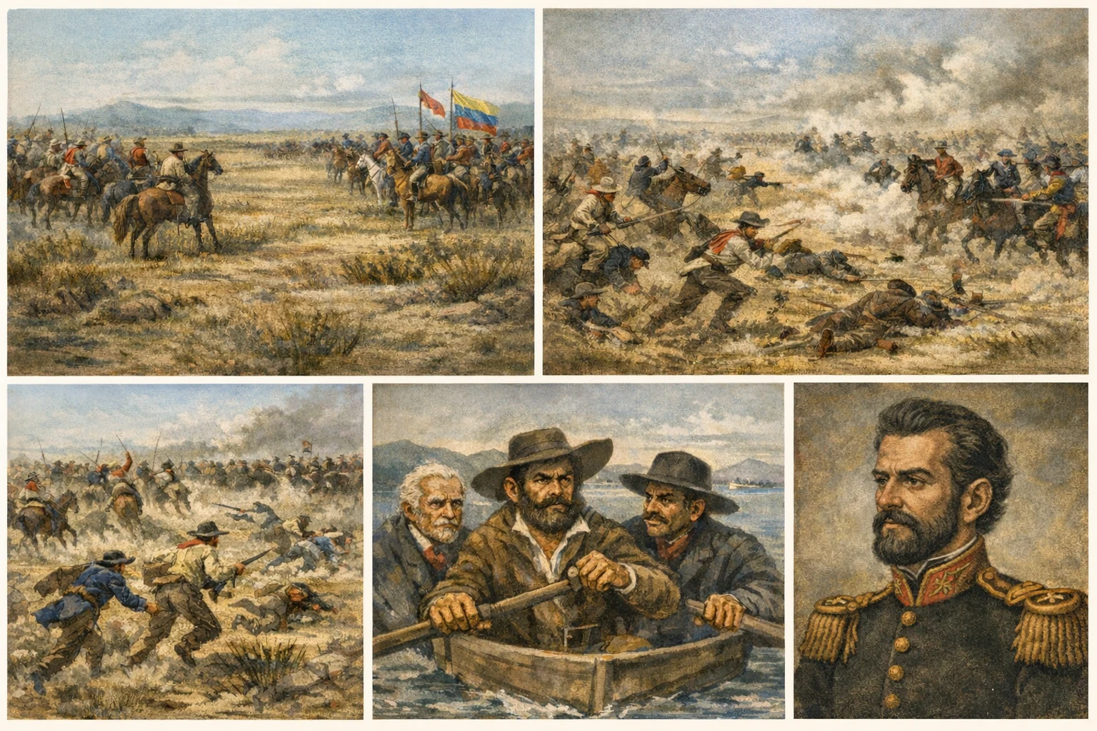 image about معركة لوس أراغواتوس: هزيمة تمرد خوسيه أنطونيو بايث في فنزويلا 1848