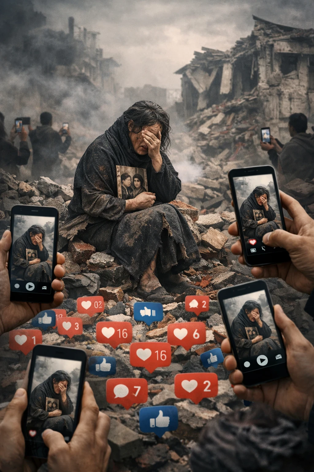 image about من التعاطف إلى الاستهلاك العاطفي: كيف أصبحت المآسي محتوى؟