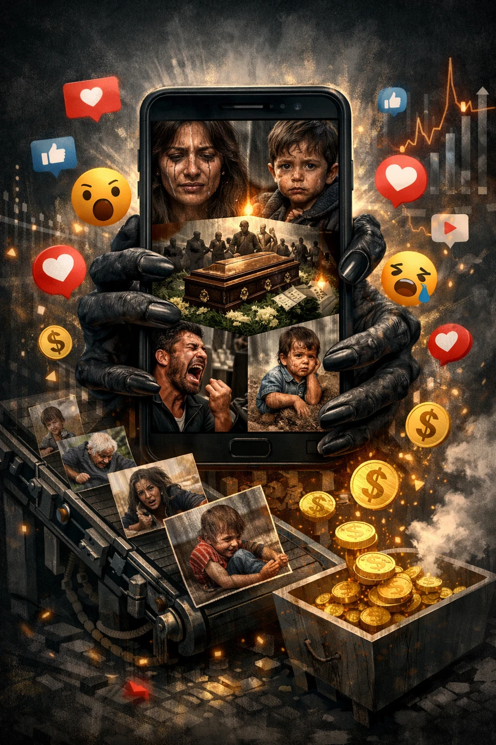 image about من التعاطف إلى الاستهلاك العاطفي: كيف أصبحت المآسي محتوى؟