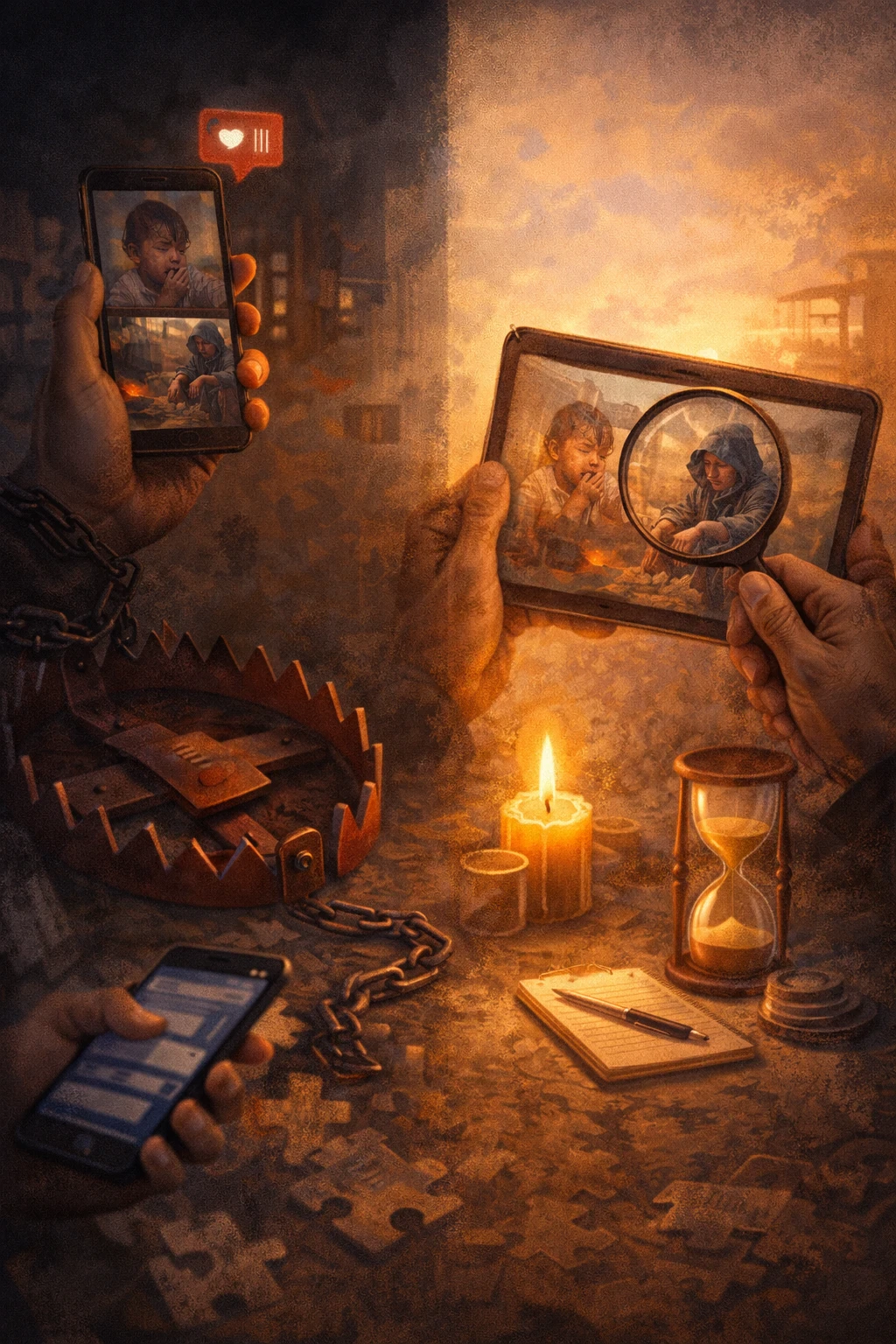 image about من التعاطف إلى الاستهلاك العاطفي: كيف أصبحت المآسي محتوى؟