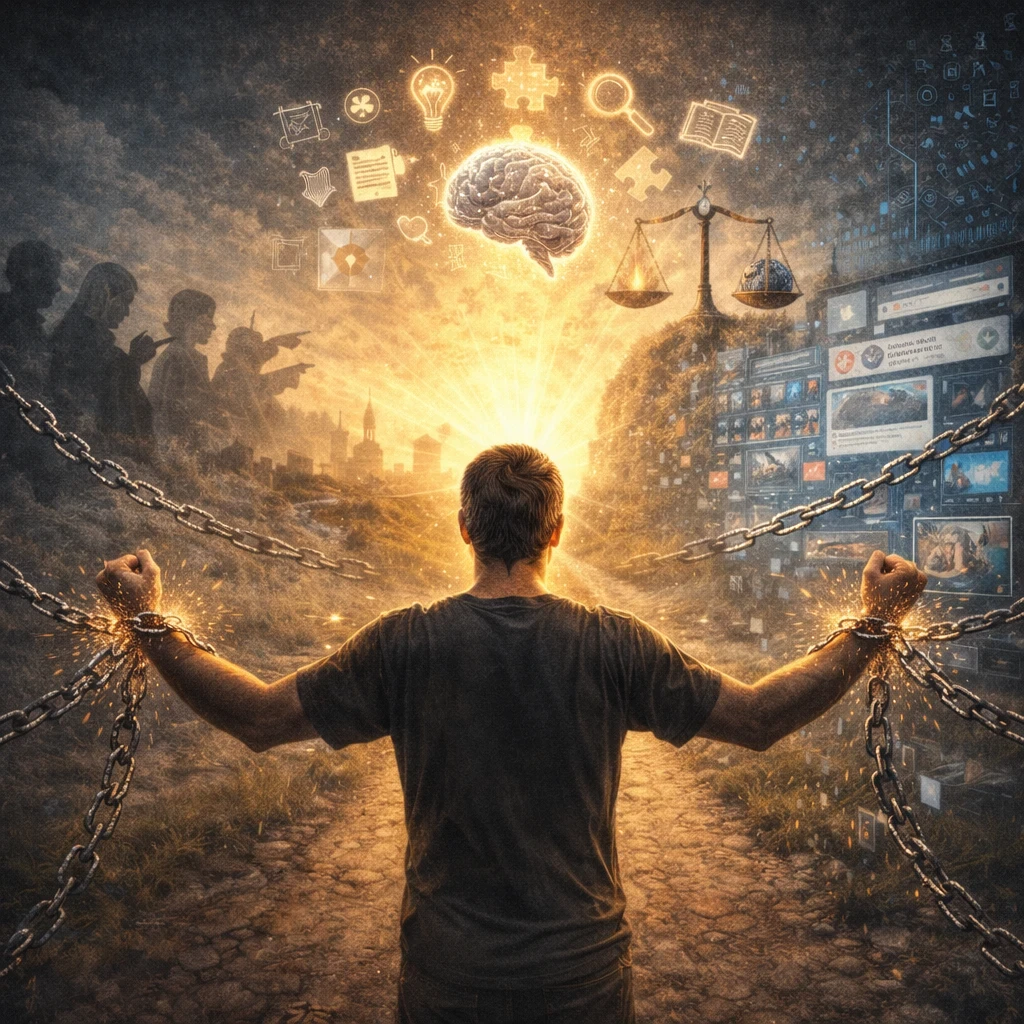 image about الحرية الفردية في عالم يفرض قيودًا غير مرئية