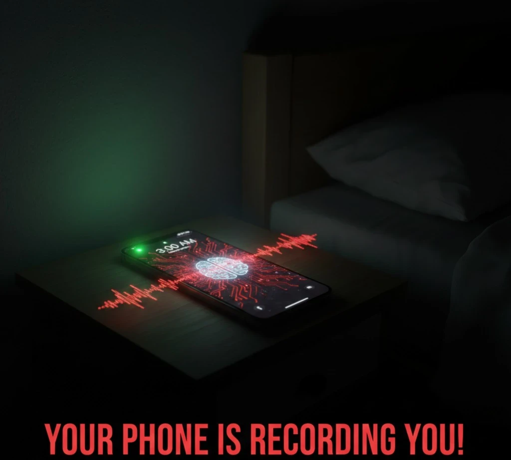 image about The 3:00 AM Secret:Why your Phone is Recording You While You Sleep