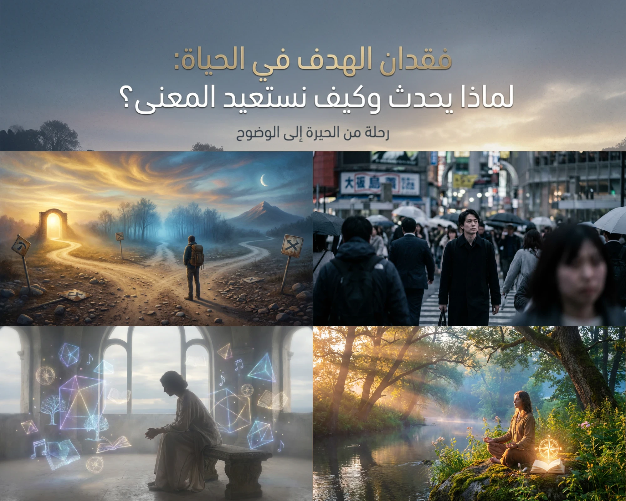 image about فقدان الهدف في الحياة: لماذا يحدث وكيف نستعيد المعنى؟