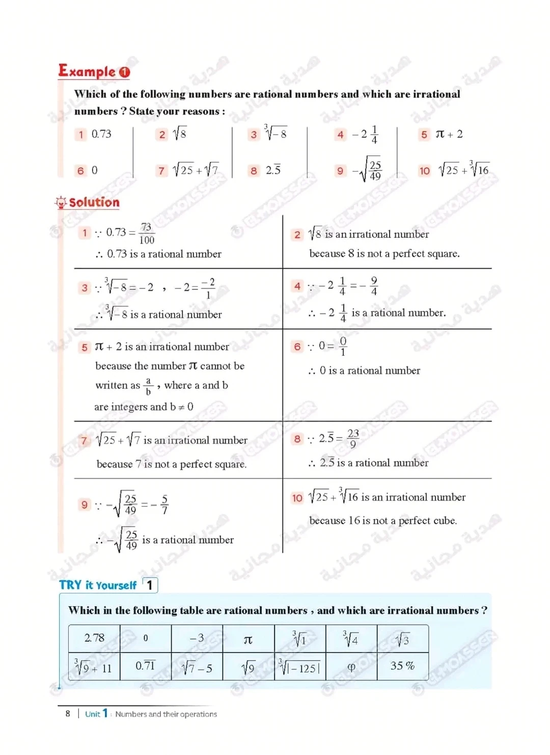 image about تحميل كتاب المعاصر ماث الصف الثاني الإعدادي الترم الثاني لغات ٢٠٢٦ pdf