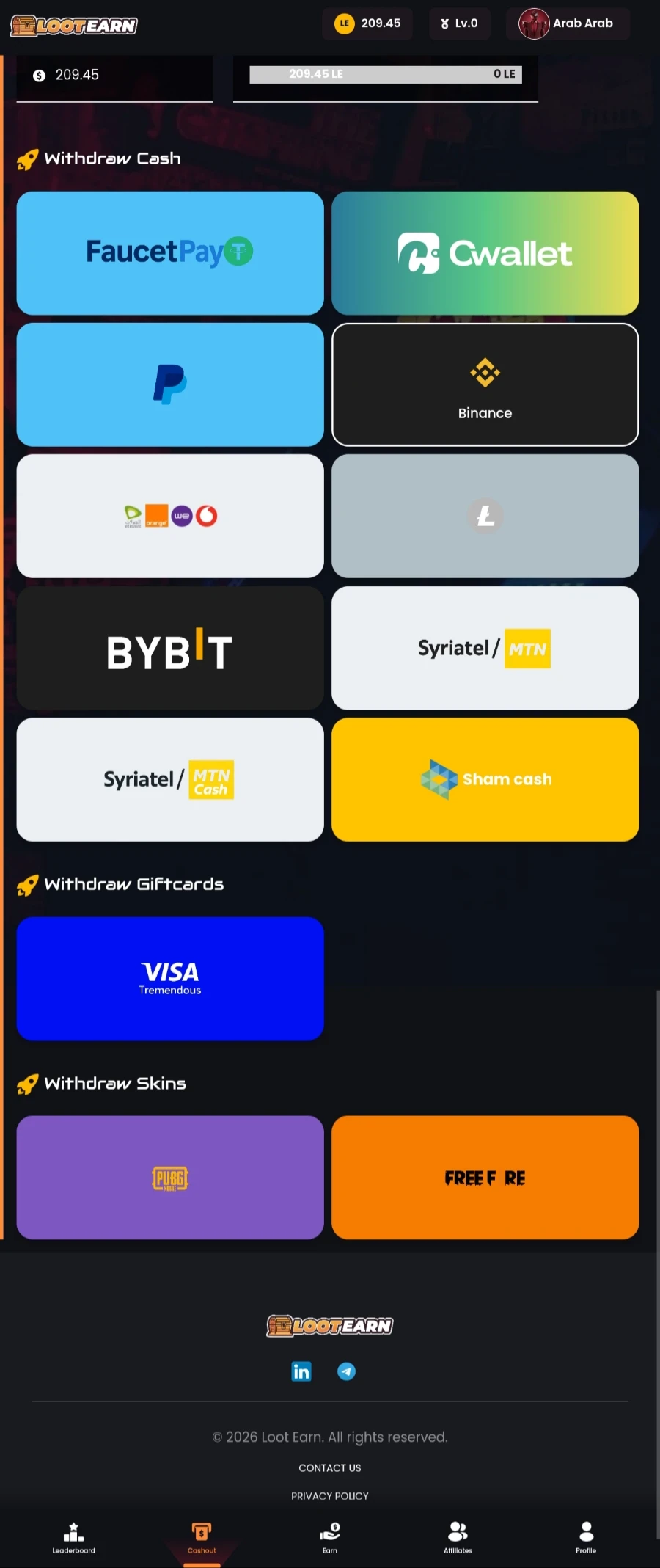 image about 💸 اكسب فلوس من موبايلك وانت في بيتك! شرح موقع Loot Earn للربح من الإنترنت خطوة بخطوة