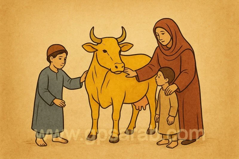 image about موسى والبقرة الصفراء