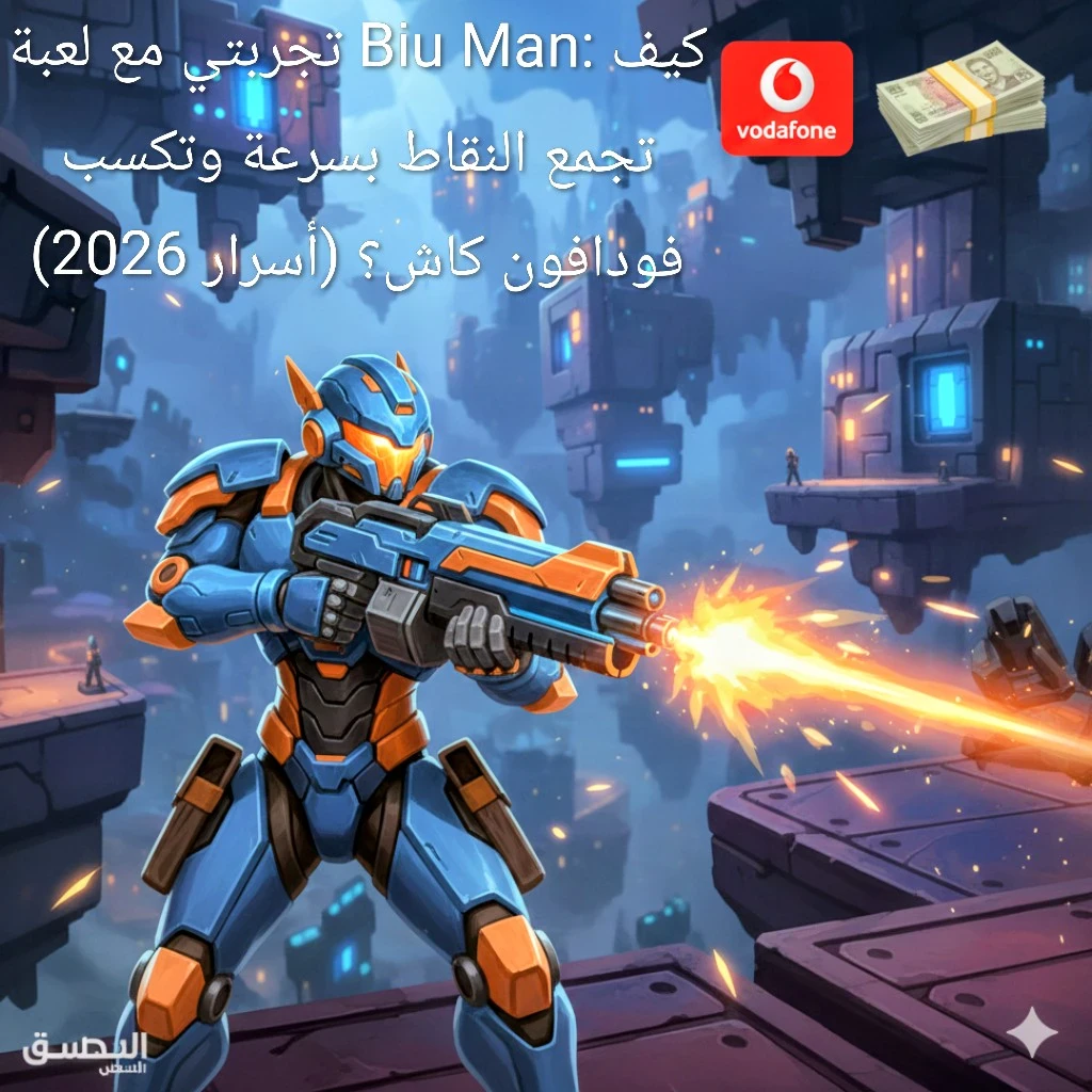 image about تجربتي مع لعبة Biu Man: أسرار تجميع النقاط وسحب الأرباح فودافون كاش 2026