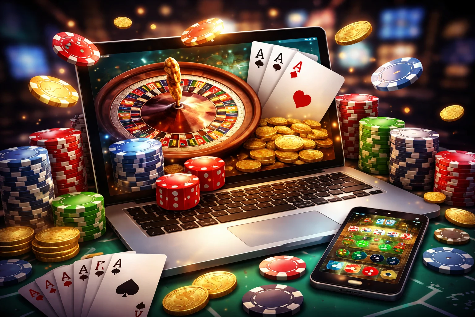 image about القمار الالكتروني و تاثيرة