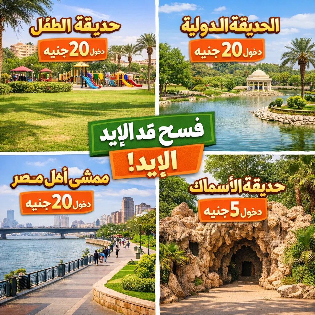 image about   فُسحة بـ 20 جنيه بس؟.. قائمة بأماكن خروج في مصر 